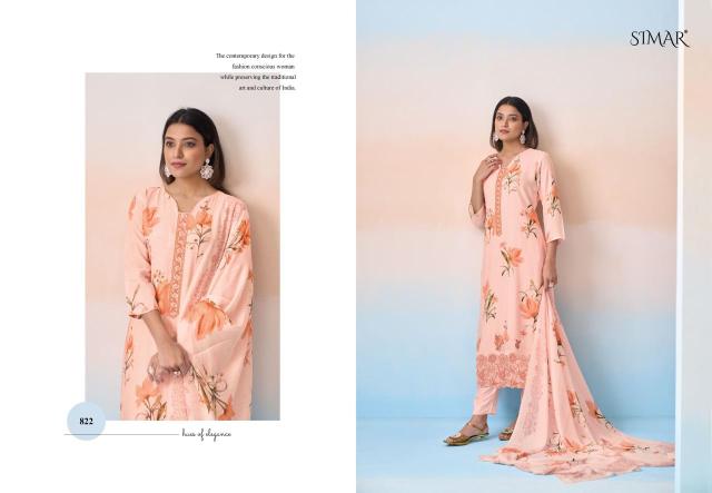 Glossy simar saaras cotton dress material wholesale